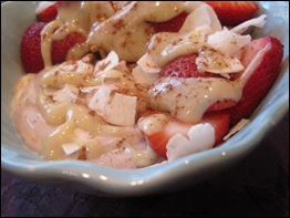 loaded yogurt with macadamia butter