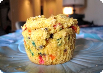 Individual Cake Batter Cupcake