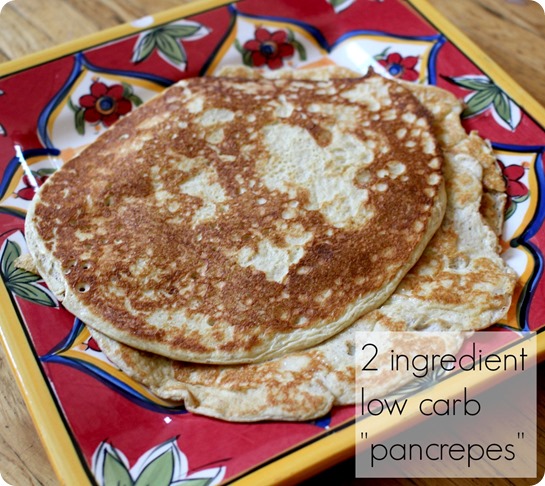 Low Carb / Grain Free "Pancrepes"