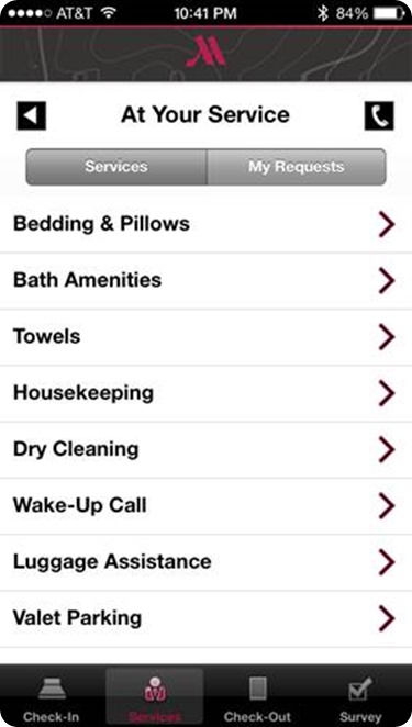 Marriott Hotels Guest Services