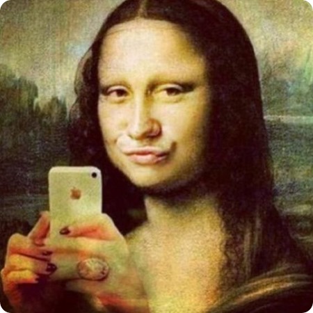 Mona Lisa Selfie