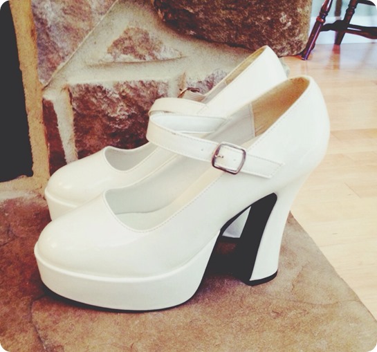 chunky platform heels