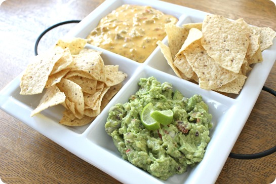 Chili Con Queso and Guacamole // Tostitos