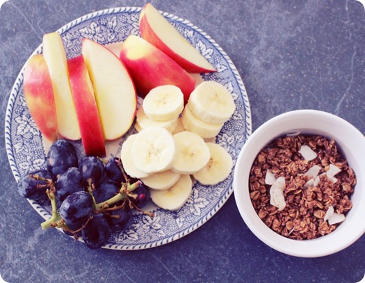 fruit + granola