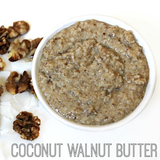 Homemade Coconut Walnut Butter