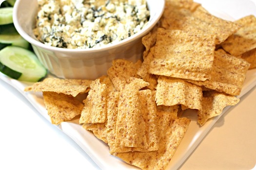 SUNCHIPS Multigrain Snacks with Garlic Feta Dip