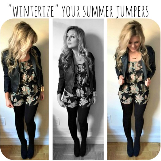 "Winterizing" Your Summer Romper - Gracie Gordon