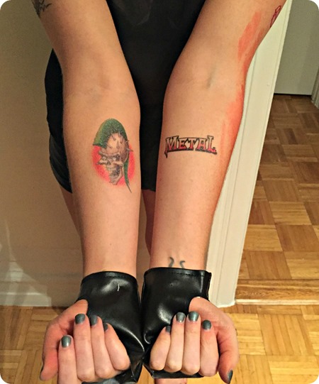 Zombie Rockstar Halloween Costume || girlmeetslife.com || gracie gordon