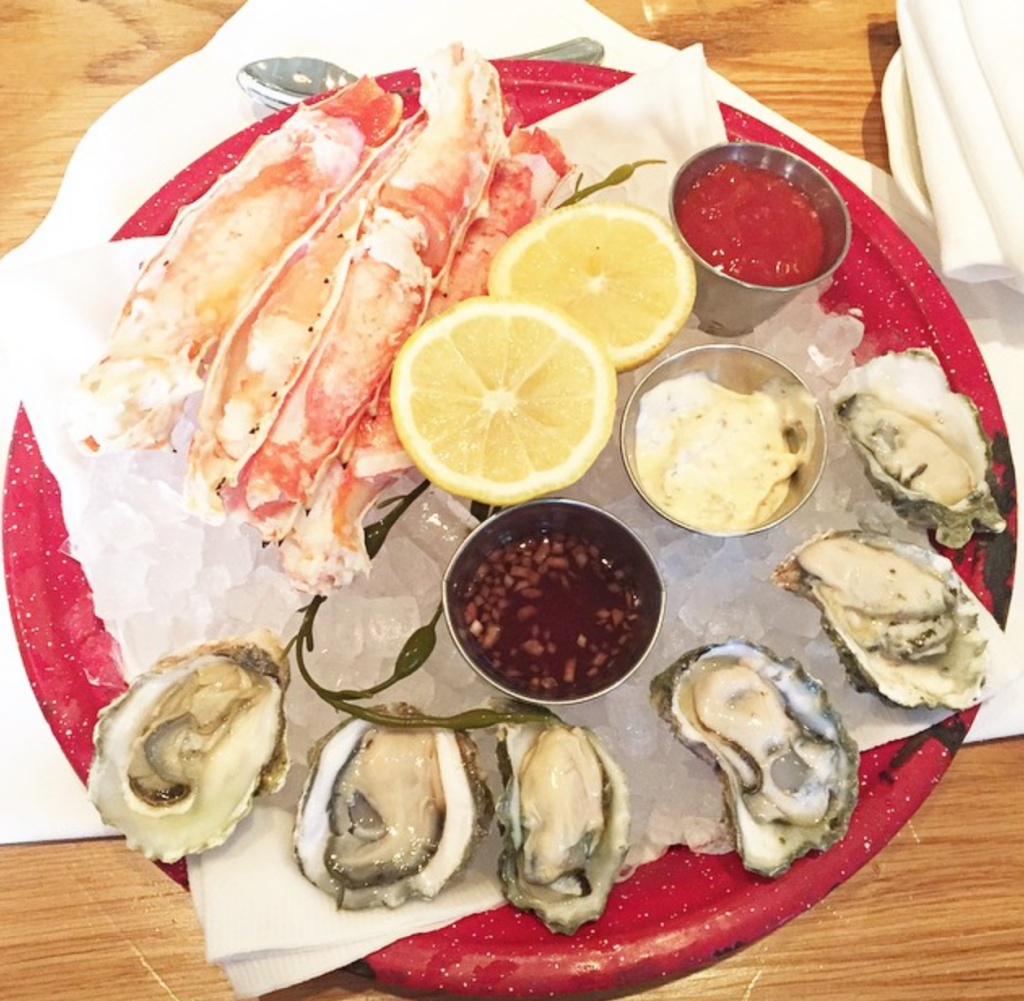 Oysters + Crab Legs at The Standard Grille New York